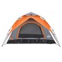 3-Personen-Iglu-Zelt, schnell zu öffnen, grau/orange von vidaXL, Zelte - Ref: Foro24-4004179, Preis: 84,94 €, Rabatt: %