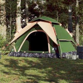 Igloo tent 5 people quick opening green by vidaXL, tents - Ref: Foro24-4004185, Price: 100,02 €, Discount: %