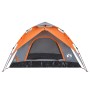 Iglu-Zelt 5 Personen schnell öffnend grau/orange von vidaXL, Zelte - Ref: Foro24-4004187, Preis: 111,99 €, Rabatt: %