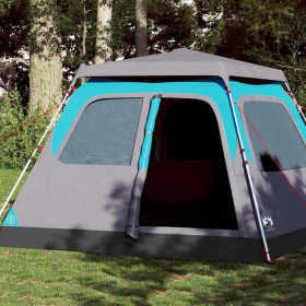 Igloo tent 6 people quick opening blue by vidaXL, tents - Ref: Foro24-4004234, Price: 228,99 €, Discount: %