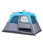 Igloo tent 6 people quick opening blue by vidaXL, tents - Ref: Foro24-4004234, Price: 221,28 €, Discount: %