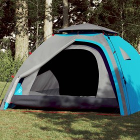 Igloo tent 4 people quick opening blue by vidaXL, tents - Ref: Foro24-4004243, Price: 125,62 €, Discount: %