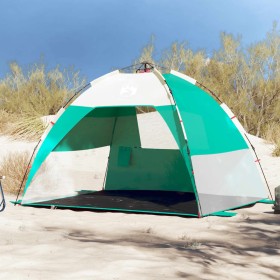 Beach tent 2 people waterproof quick opening green by vidaXL, tents - Ref: Foro24-4005300, Price: 65,99 €, Discount: %