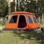 Iglu-Zelt 10 Personen schnell öffnend grau/orange von vidaXL, Zelte - Ref: Foro24-4004241, Preis: 358,29 €, Rabatt: %