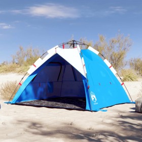 Beach tent 3 people waterproof quick opening blue by vidaXL, tents - Ref: Foro24-4005314, Price: 72,25 €, Discount: %