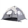 Beach tent 3 people waterproof quick opening gray by vidaXL, tents - Ref: Foro24-4005316, Price: 72,99 €, Discount: %