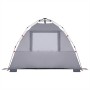 Beach tent 3 people waterproof quick opening gray by vidaXL, tents - Ref: Foro24-4005316, Price: 72,99 €, Discount: %