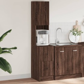 Oak brown engineered wood kitchen cabinet 35x50x180 cm by vidaXL, Kitchen cabinets - Ref: Foro24-840764, Price: 95,99 €, Disc...