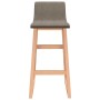 Kitchen stools 2 units gray taupe fabric by vidaXL, Kitchen stools - Ref: Foro24-289406, Price: 134,48 €, Discount: %