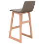 Kitchen stools 2 units gray taupe fabric by vidaXL, Kitchen stools - Ref: Foro24-289406, Price: 134,48 €, Discount: %