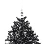 Weihnachtsbaum mit Schnee und Schirmständer aus schwarzem PVC 190 cm von vidaXL, Weihnachtsbäume - Ref: Foro24-289934, Preis:...