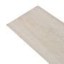 Lamas de suelo no autoadhesivas PVC blanco roble 4,46 m² 3 mm de vidaXL, Suelos y moquetas - Ref: Foro24-146592, Precio: 69,9...