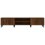 Oak brown plywood TV cabinet 180x31.5x40 cm by vidaXL, TV Furniture - Ref: Foro24-816271, Price: 90,94 €, Discount: %