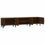 Oak brown plywood TV cabinet 180x31.5x40 cm by vidaXL, TV Furniture - Ref: Foro24-816271, Price: 90,94 €, Discount: %