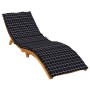 Black checkered Oxford fabric lounger cushion by vidaXL, Cushions for chairs and sofas - Ref: Foro24-361444, Price: 45,50 €, ...