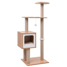 Cat scratcher with 123 cm sisal scratching carpet. by vidaXL, Cat furniture - Ref: Foro24-170919, Price: 80,30 €, Discount: %