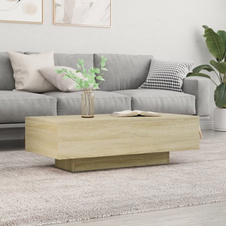 Engineered wood Sonoma oak coffee table 100x49.5x31 cm by vidaXL, Coffee table - Ref: Foro24-834894, Price: 49,67 €, Discount: %