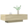 Mesa de centro madera de ingeniería roble Sonoma 100x49,5x31 cm de vidaXL, Mesas de centro - Ref: Foro24-834894, Precio: 49,6...