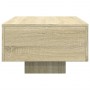 Mesa de centro madera de ingeniería roble Sonoma 100x49,5x31 cm de vidaXL, Mesas de centro - Ref: Foro24-834894, Precio: 49,6...