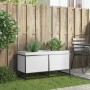 Solid white pine wood planter 100x40x50 cm by vidaXL, Pots and planters - Ref: Foro24-847034, Price: 98,23 €, Discount: %