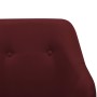 Silla mecedora de tela rojo vino tinto de vidaXL, Mecedoras - Ref: Foro24-289535, Precio: 105,95 €, Descuento: %