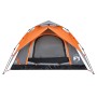 Igluzelt 4 Personen Schnellöffnung grau/orange von vidaXL, Zelte - Ref: Foro24-4004183, Preis: 101,29 €, Rabatt: %