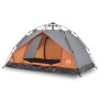 Igloo tent for 3 people, quick opening, gray/orange. by vidaXL, tents - Ref: Foro24-4004195, Price: 76,36 €, Discount: %