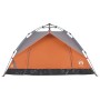 Igluzelt 3 Personen Schnellöffnung grau/orange von vidaXL, Zelte - Ref: Foro24-4004195, Preis: 76,36 €, Rabatt: %