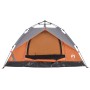 Igluzelt 3 Personen Schnellöffnung grau/orange von vidaXL, Zelte - Ref: Foro24-4004195, Preis: 64,99 €, Rabatt: %