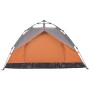 Igluzelt 3 Personen Schnellöffnung grau/orange von vidaXL, Zelte - Ref: Foro24-4004195, Preis: 64,99 €, Rabatt: %