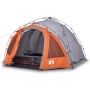 Igluzelt 3 Personen Schnellöffnung grau/orange von vidaXL, Zelte - Ref: Foro24-4004224, Preis: 141,88 €, Rabatt: %