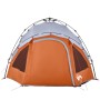 Igluzelt 3 Personen Schnellöffnung grau/orange von vidaXL, Zelte - Ref: Foro24-4004224, Preis: 141,88 €, Rabatt: %