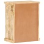 Aparador con puertas de acero madera mango macizo 60x35x75 cm de vidaXL, Aparadores - Ref: Foro24-289094, Precio: 304,06 €, D...