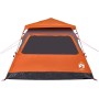 Igluzelt 4 Personen Schnellöffnung grau/orange von vidaXL, Zelte - Ref: Foro24-4004232, Preis: 186,29 €, Rabatt: %