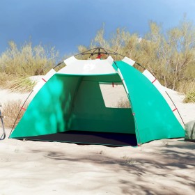 Beach tent for 2 people, waterproof, quick opening, green. by vidaXL, tents - Ref: Foro24-4005297, Price: 65,11 €, Discount: %