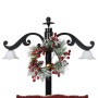 Weihnachtsbaum mit Schnee mit blauem PVC-Schirmständer 170 cm von vidaXL, Weihnachtsbäume - Ref: Foro24-289930, Preis: 182,24...