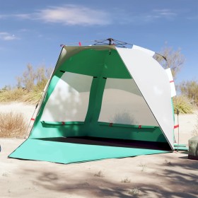 Beach tent for 3 people, quick opening, waterproof, green. by vidaXL, tents - Ref: Foro24-4005312, Price: 87,99 €, Discount: %