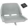 Set de asientos plegables para barco 2 uds gris de vidaXL, Embarcaciones - Ref: Foro24-272237, Precio: 70,88 €, Descuento: %