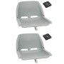 Set de asientos plegables para barco 4 uds gris de vidaXL, Embarcaciones - Ref: Foro24-272240, Precio: 131,91 €, Descuento: %