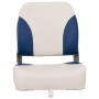 Folding boat seats set of 4 units with white and blue cushions by vidaXL, Boats - Ref: Foro24-272242, Price: 141,34 €, Discou...