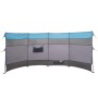 Cortaviento de camping impermeable azul 366x152x152 cm de vidaXL, Paravientos - Ref: Foro24-94741, Precio: 40,99 €, Descuento: %