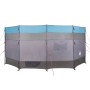 Cortaviento de camping impermeable azul 366x152x152 cm de vidaXL, Paravientos - Ref: Foro24-94741, Precio: 40,99 €, Descuento: %