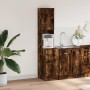 Kitchen cabinet made of smoked oak engineered wood, measuring 35x50x180 cm. by vidaXL, Kitchen cabinets - Ref: Foro24-840762,...