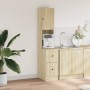 Kitchen cabinet made of engineered oak wood in Sonoma color, measuring 35x50x180 cm. by vidaXL, Kitchen cabinets - Ref: Foro2...