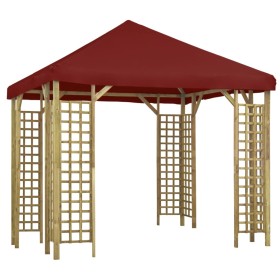 Burgundy gazebo 3x3 m by vidaXL, Tents and gazebos - Ref: Foro24-3054487, Price: 395,99 €, Discount: %