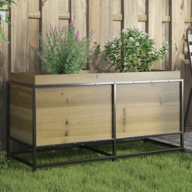 Jardinera de madera de pino impregnada 100x40x50 cm de vidaXL, Maceteros y jardineras - Ref: Foro24-847037, Precio: 91,27 €, ...