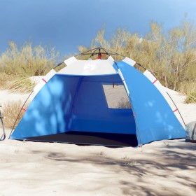 Beach tent 2 people waterproof quick opening blue by vidaXL, tents - Ref: Foro24-4005296, Price: 65,11 €, Discount: %