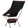 Sillas de camping plegables 2 uds tela Oxford y aluminio negro de vidaXL, Mobiliario de camping - Ref: Foro24-366546, Precio:...