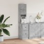 Concrete gray engineered wood kitchen cabinet 35x50x180 cm by vidaXL, Kitchen cabinets - Ref: Foro24-840761, Price: 104,80 €,...