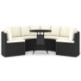 7-piece garden sofa set and black synthetic rattan cushions by vidaXL, Garden sets - Ref: Foro24-3064889, Price: 575,52 €, Di...